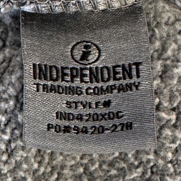 Independent Trading Co Emos Not Dead Hoodie XL Gray Sad Until The End Streetwear - Picture 3 of 8